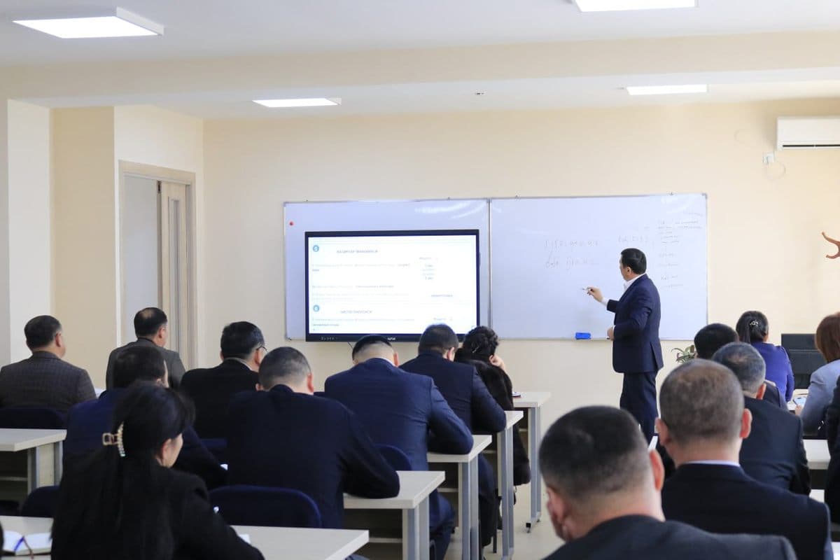 Миллий кадрлар захирасига киритилган номзодлар учун малака ошириш курси ташкил этилди