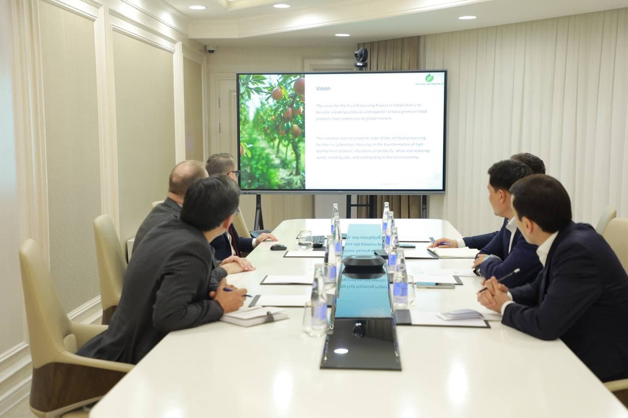 Namanganda meva-sabzavotni qayta ishlashda Germaniya tajribasi asosida samarali boshqaruv modeli joriy etiladi