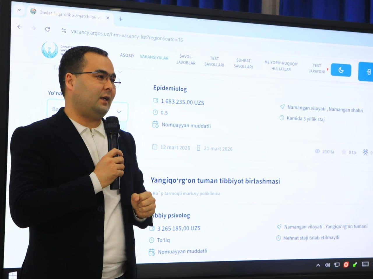 “Yoshlar kuni” doirasida talabalar bilan ochiq muloqotlar davom etmoqda