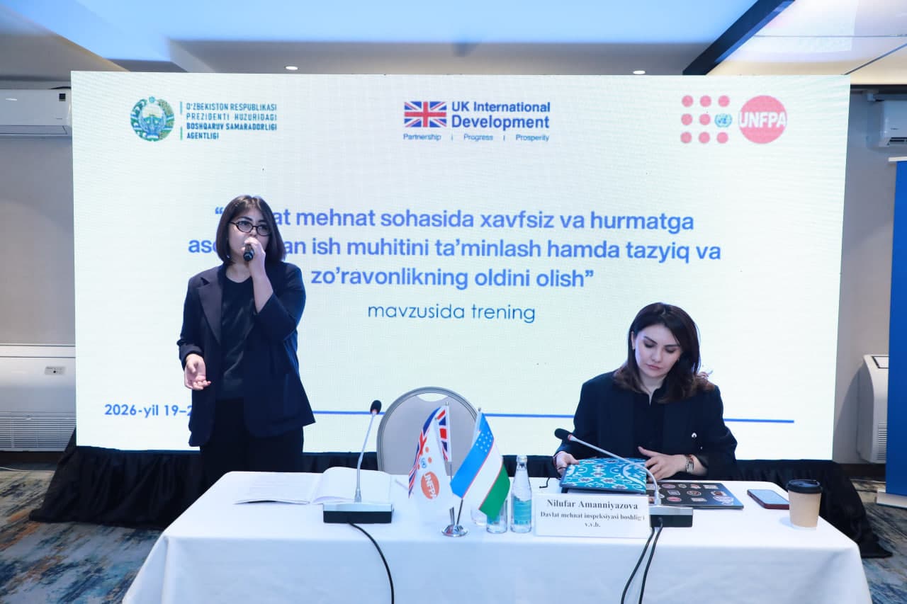 Mehnat munosabatlarida xavfsizlik va hurmatga asoslangan muhit: treningning ikkinchi kuni