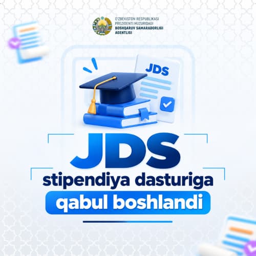 Davlat xizmatchilari uchun Yaponiyada magistraturada ta’lim olish imkoniyati: JDS stipendiya dasturiga qabul boshlandi